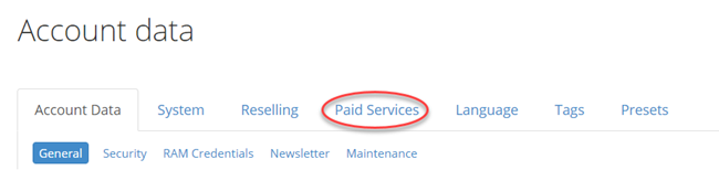 Paid Services II